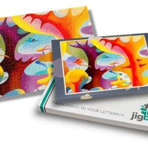 Abstract Artwork Trees Jigsaw Puzzle