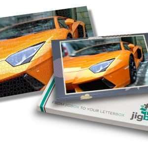 Orange Lamborghini Jigsaw Puzzle