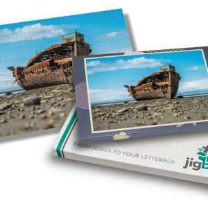 Shipwreck on the Beach Jigsaw Puzzle